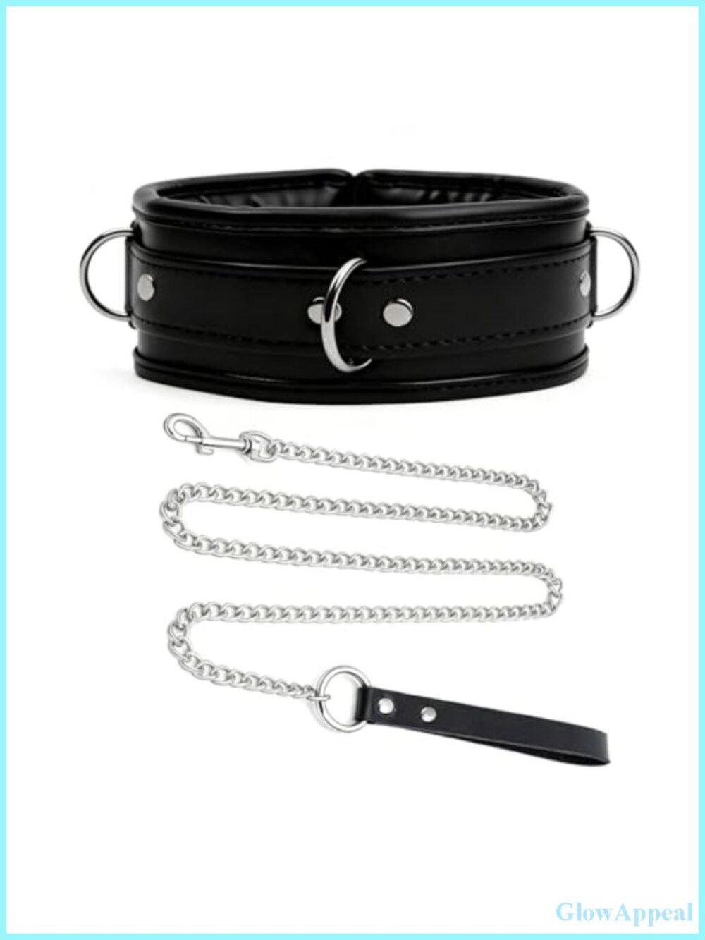 Soft Faux Leather Choker Necklace Adjustable Gothic Cosplay Collar
